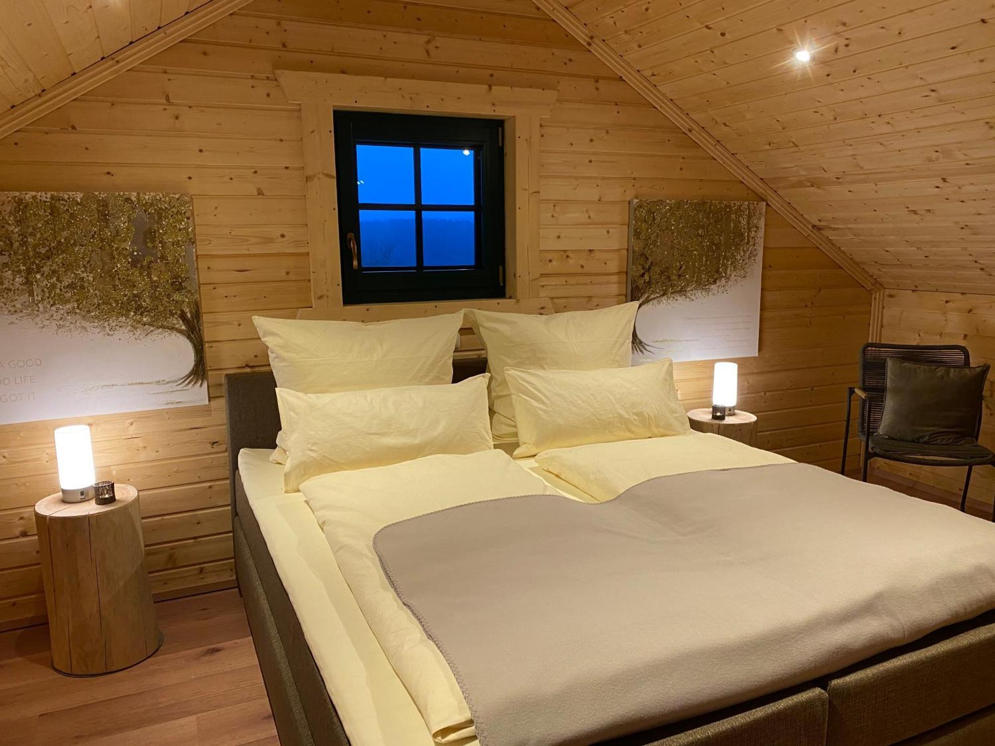 Holzhaus Onkel Fritz Mit Sauna Und Whirlwanne Esch  Eksteriør billede