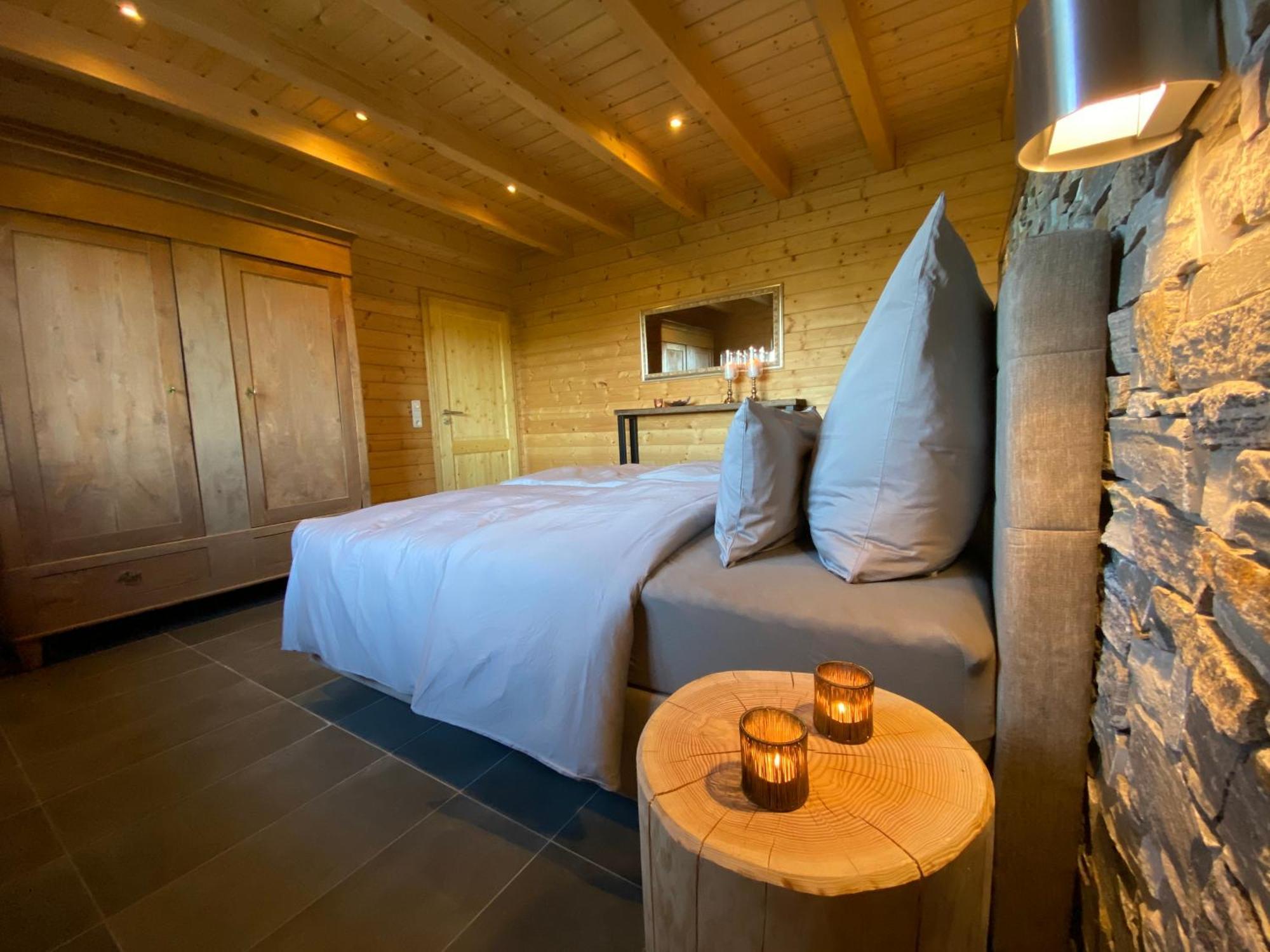 Holzhaus Onkel Fritz Mit Sauna Und Whirlwanne Esch  Eksteriør billede
